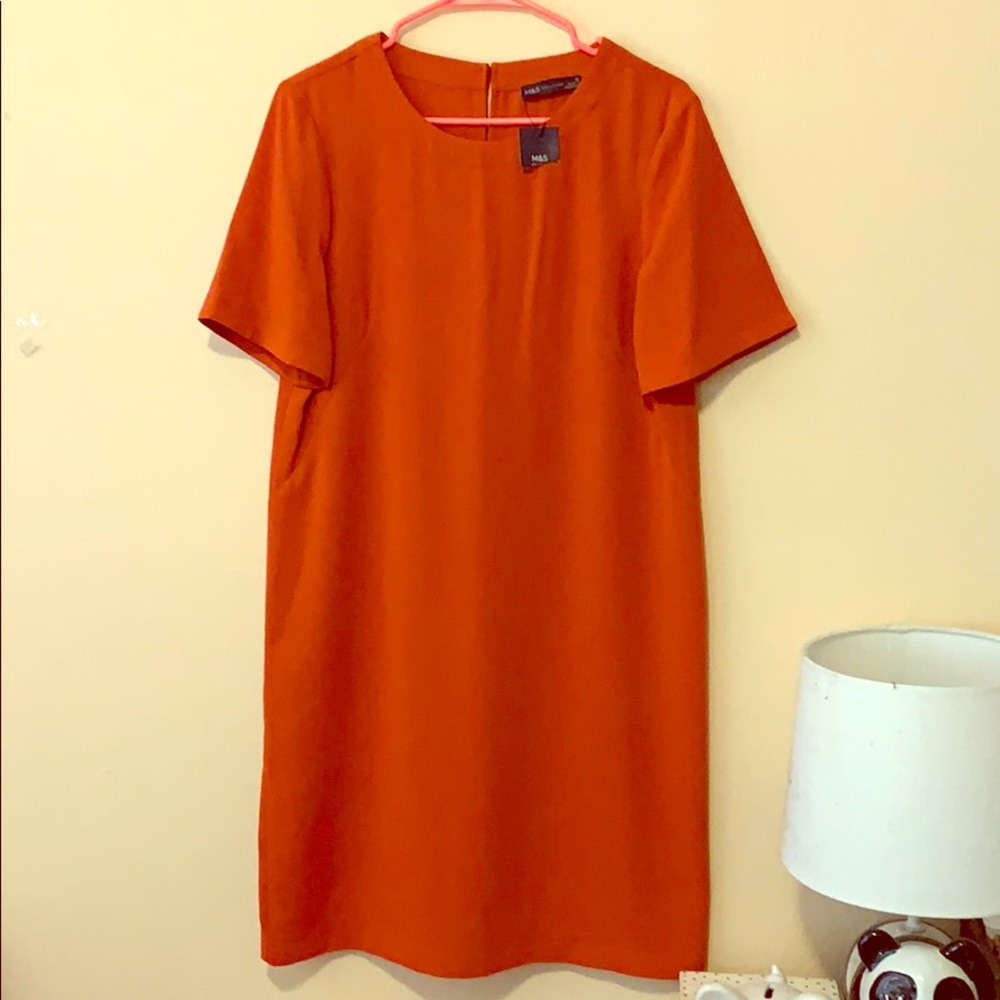 M&S Orange tunic dress. Brand New!